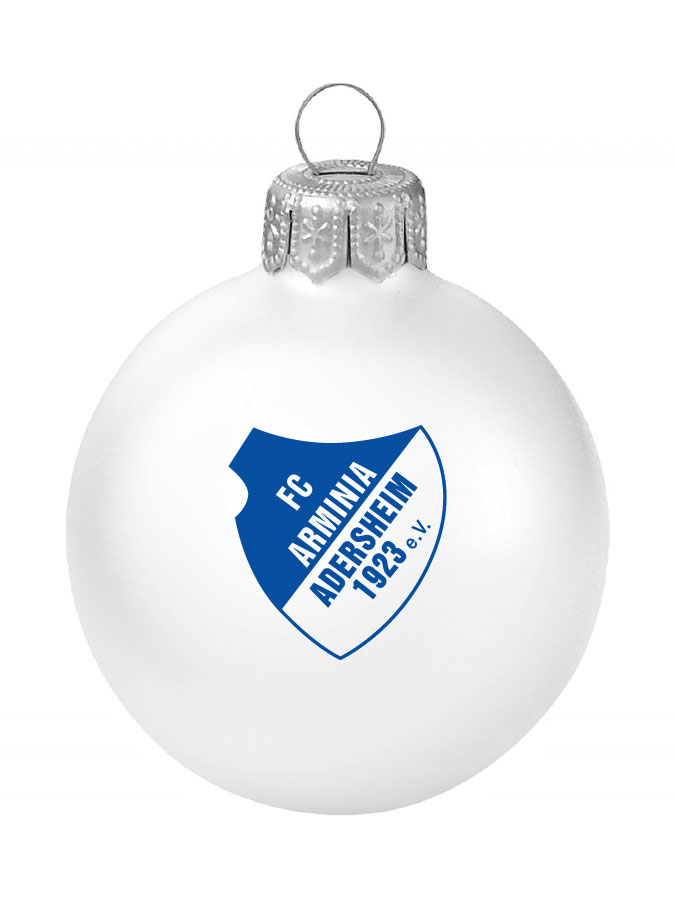 Weihnachtskugel Logo 8cm