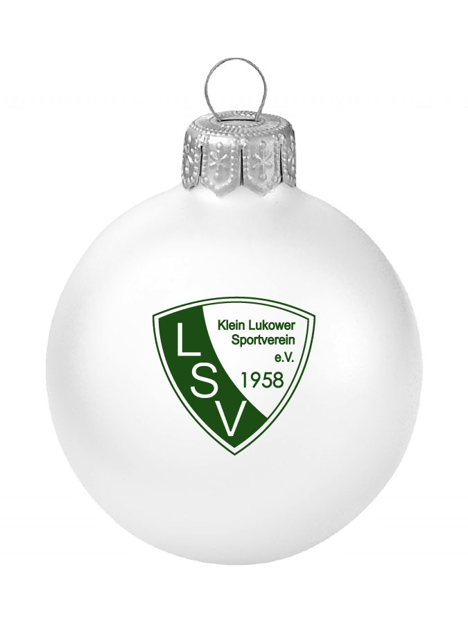 Weihnachtskugel Logo 8cm
