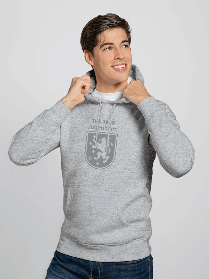 Hoodie All Grey Herren