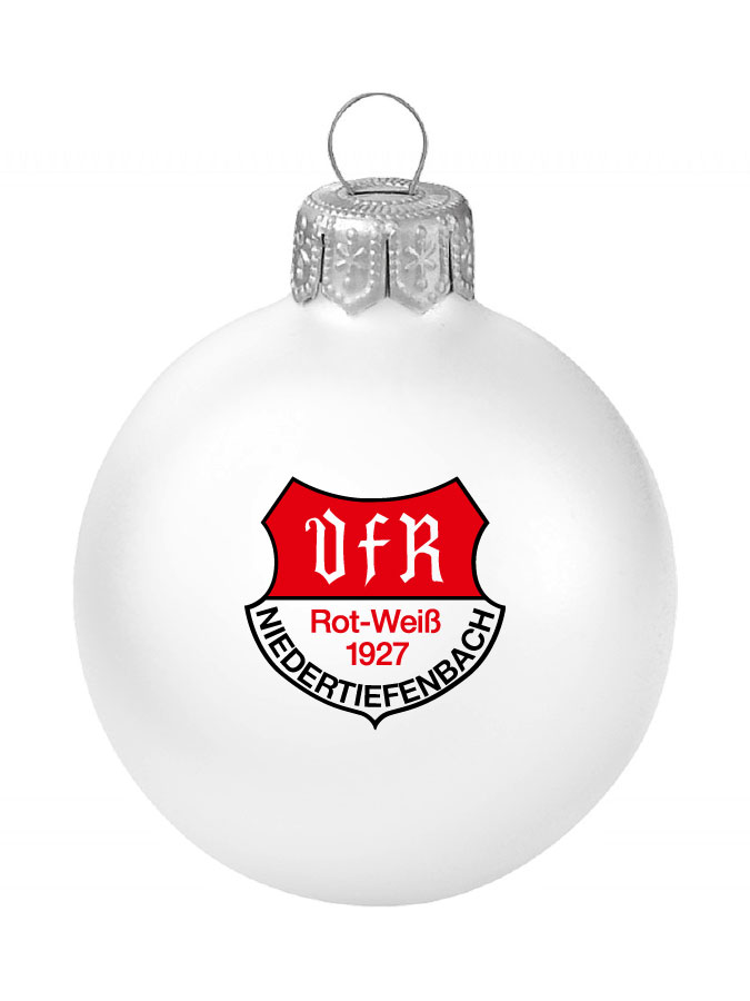 Weihnachtskugel Logo 8cm