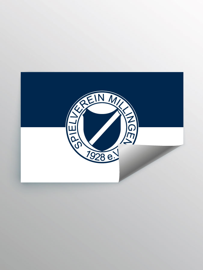 Aufkleber DIN A7 Logo