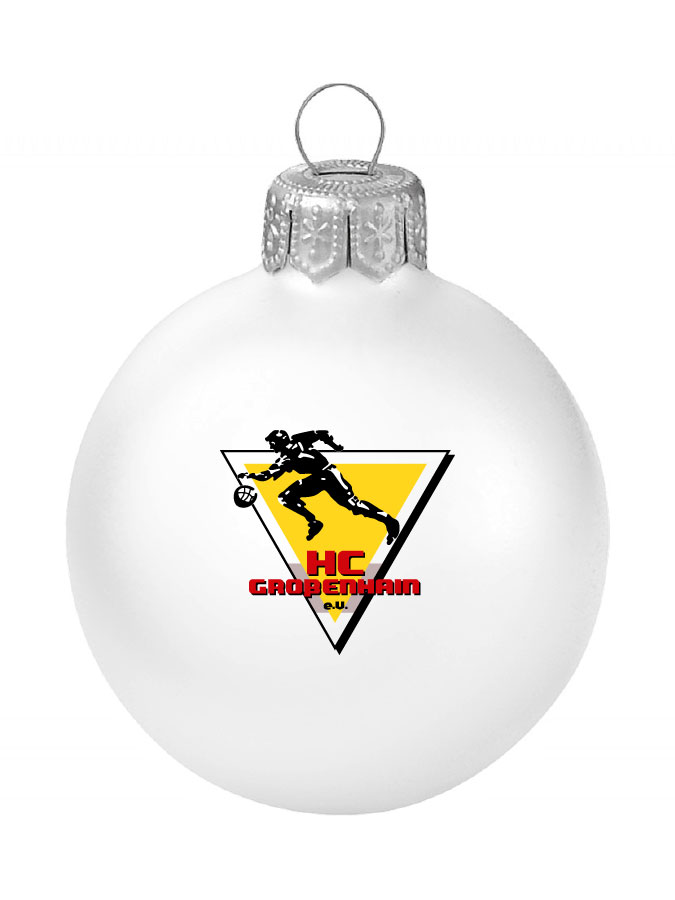 Weihnachtskugel Logo 8cm