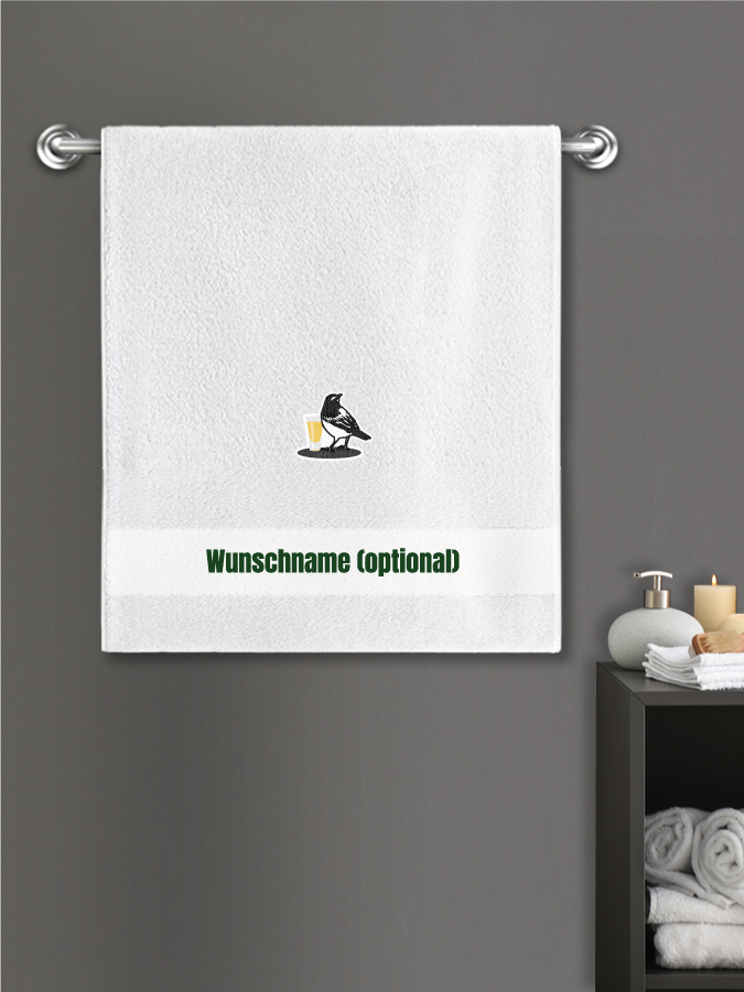 Badehandtuch Team Sticklogo