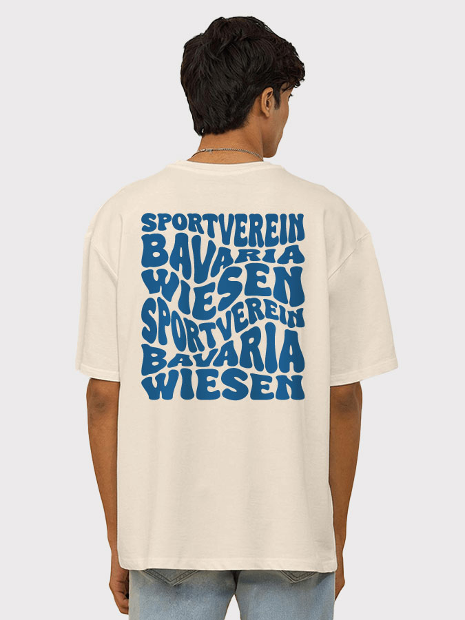 T-Shirt Oversized Wavy Herren