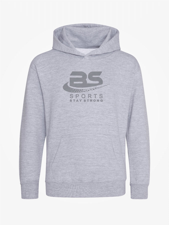 Hoodie All Grey Kids Unisex