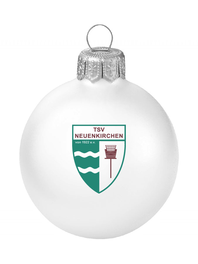 Weihnachtskugel Logo 8cm