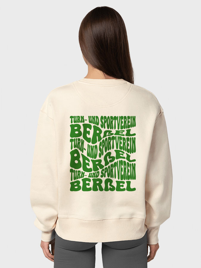 Oversized Sweater Wavy Damen