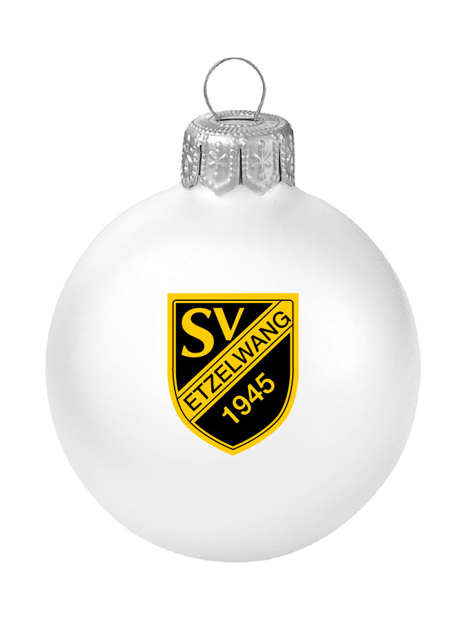 Weihnachtskugel Logo 8cm