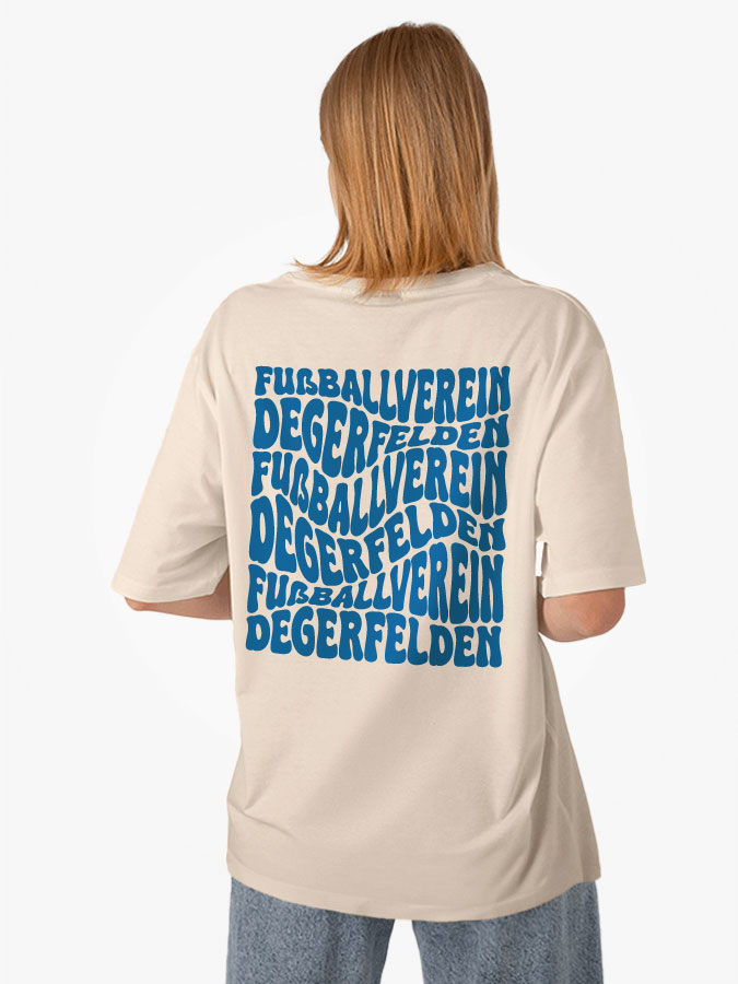 Oversized Shirt Wavy Damen