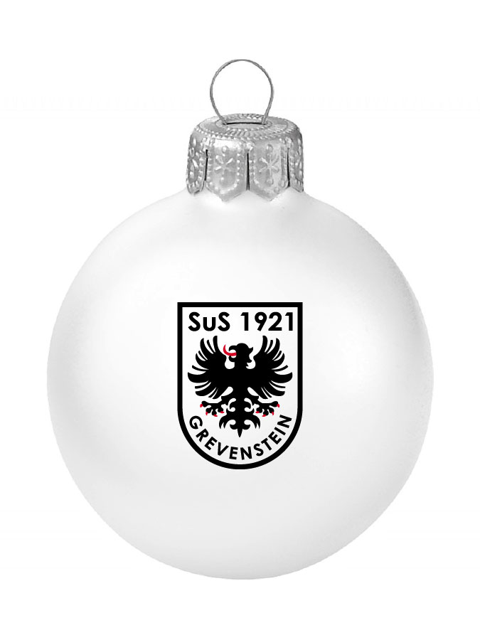 Weihnachtskugel Logo 8cm