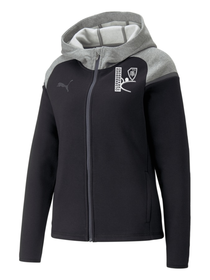 PUMA teamCUP Casuals Kapuzenjacke Damen