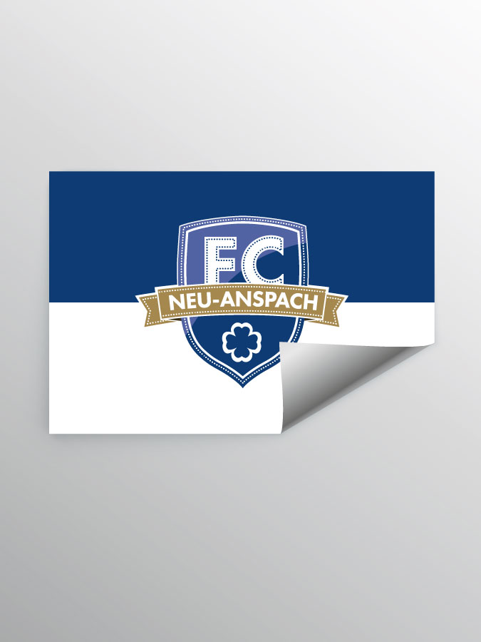 Aufkleber DIN A7 Logo
