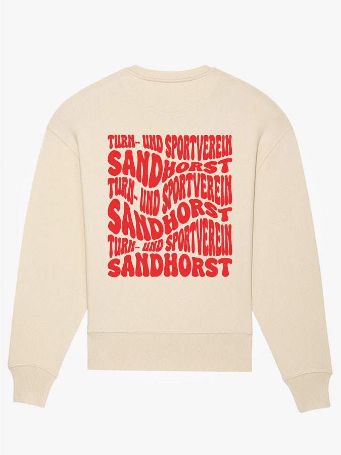 Sweatshirt Oversized Wavy Herren