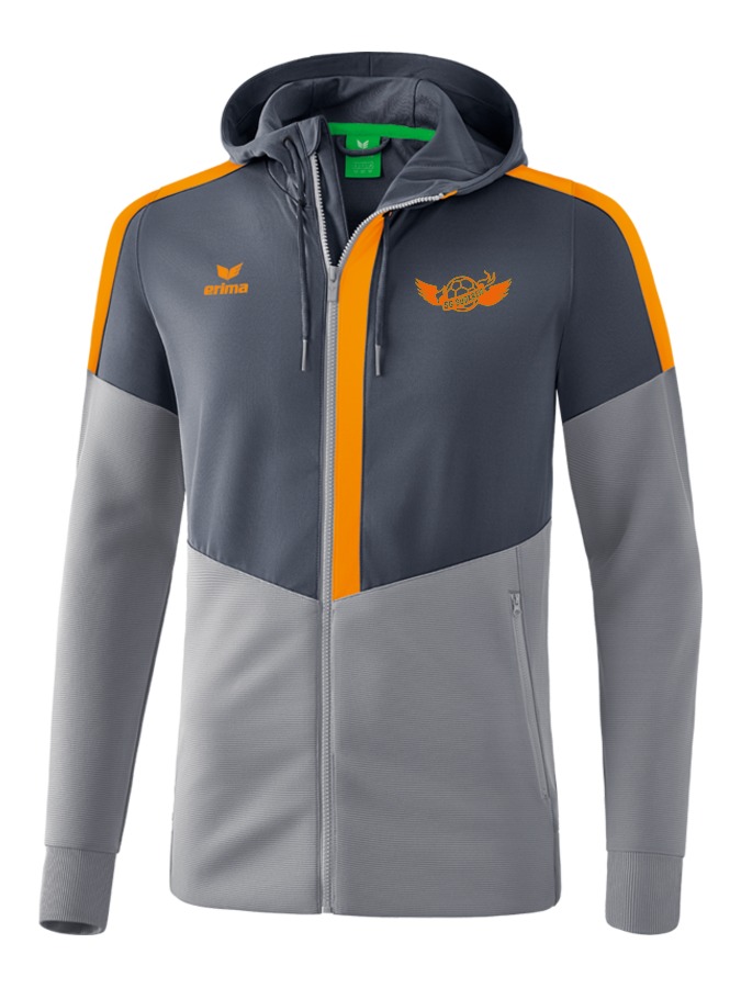 Erima Squad Trainingsjacke mit Kapuze