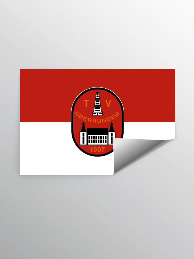 Aufkleber DIN A7 Logo
