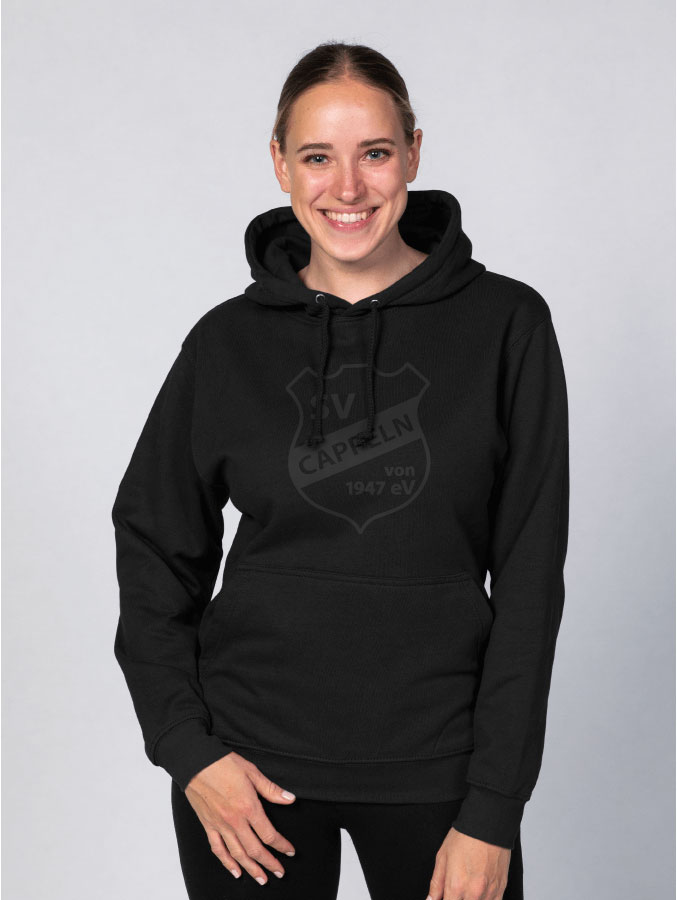 Hoodie All Black Damen