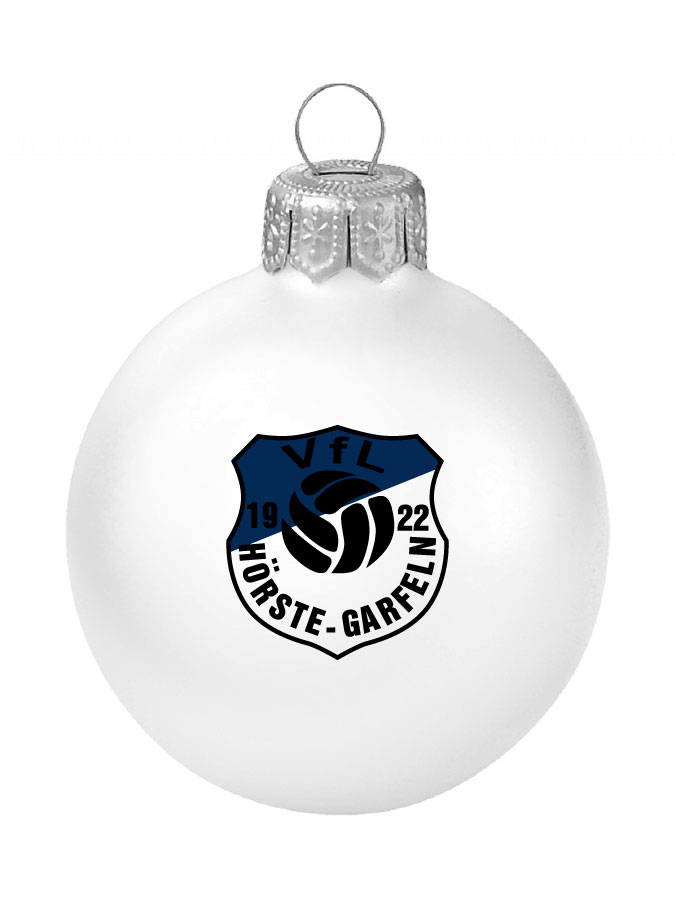 Weihnachtskugel Logo 8cm