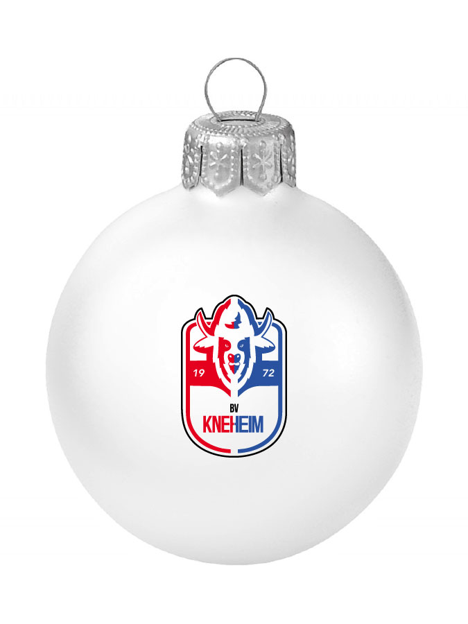 Weihnachtskugel Logo 8cm