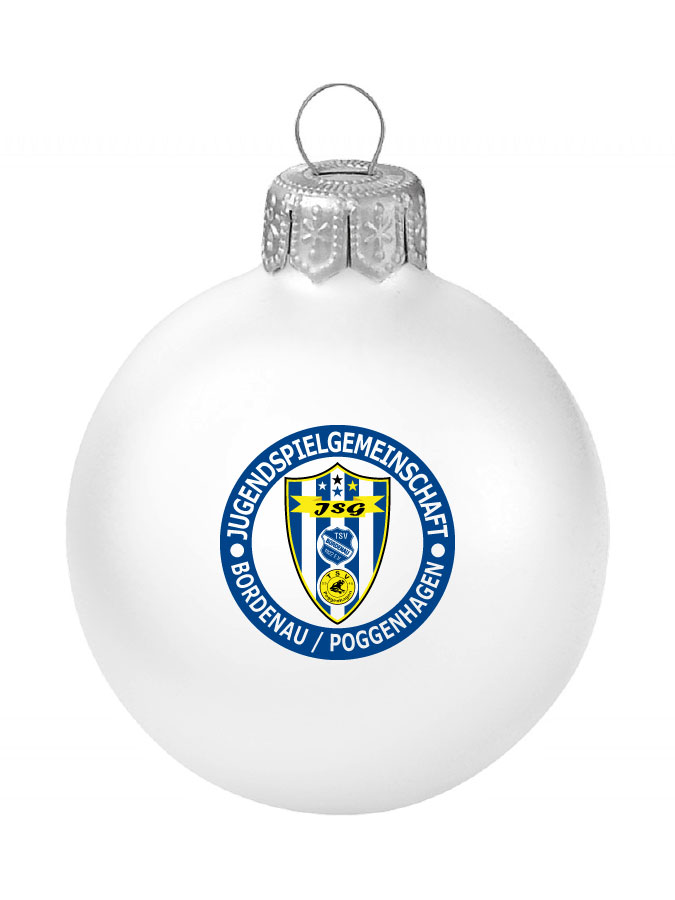 Weihnachtskugel Logo 8cm