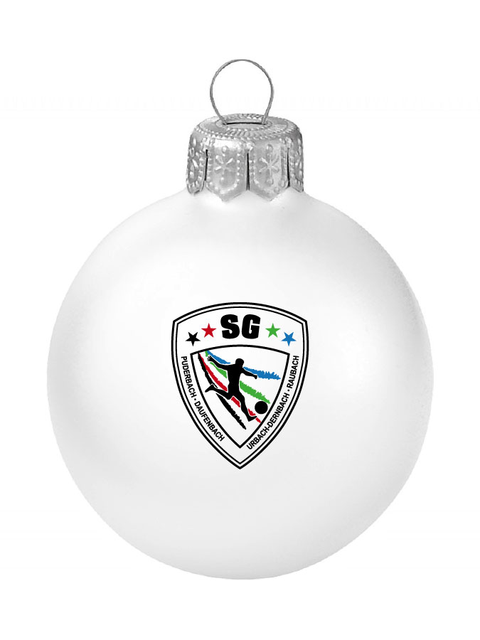Weihnachtskugel Logo 8cm