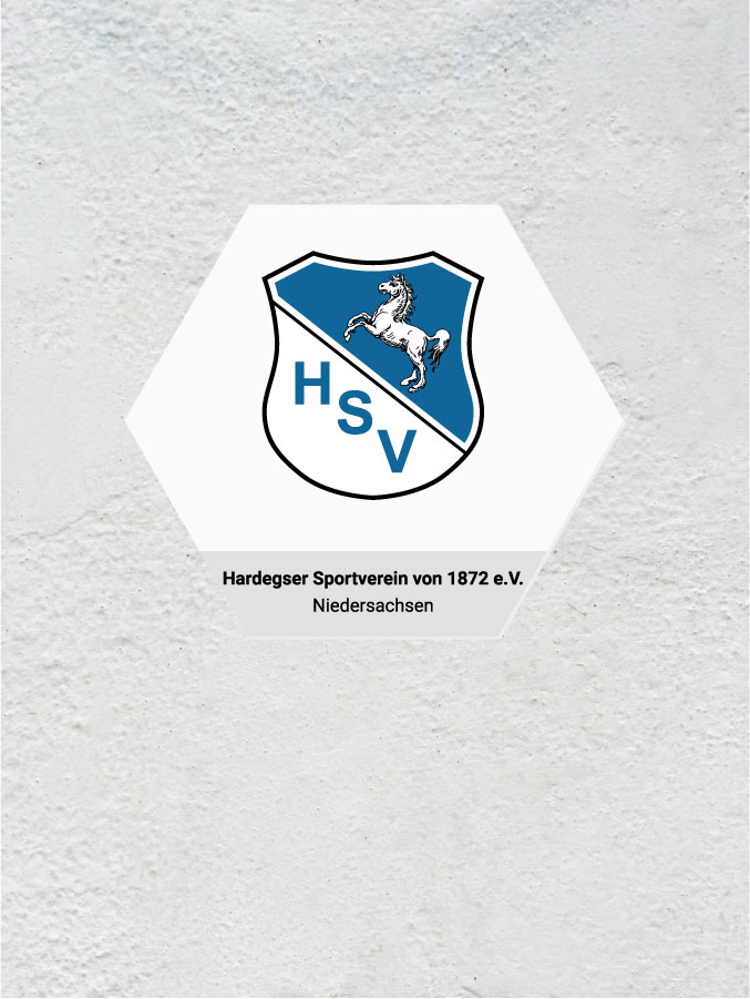 Wandkachel Hexagon mit Logo