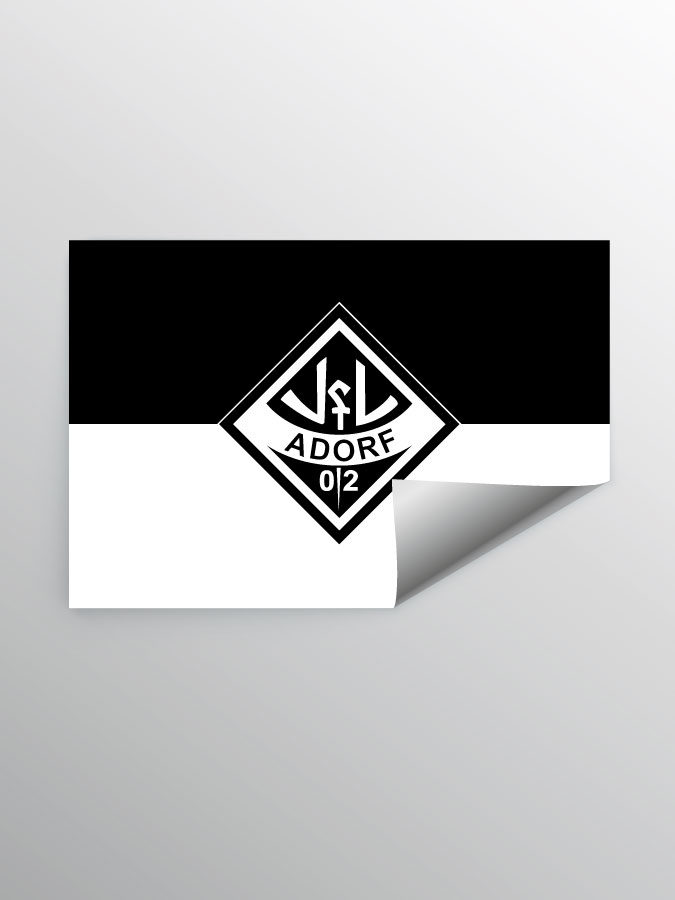 Aufkleber DIN A7 Logo