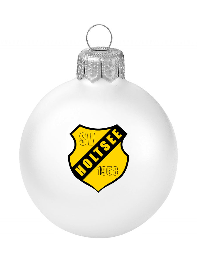 Weihnachtskugel Logo 8cm
