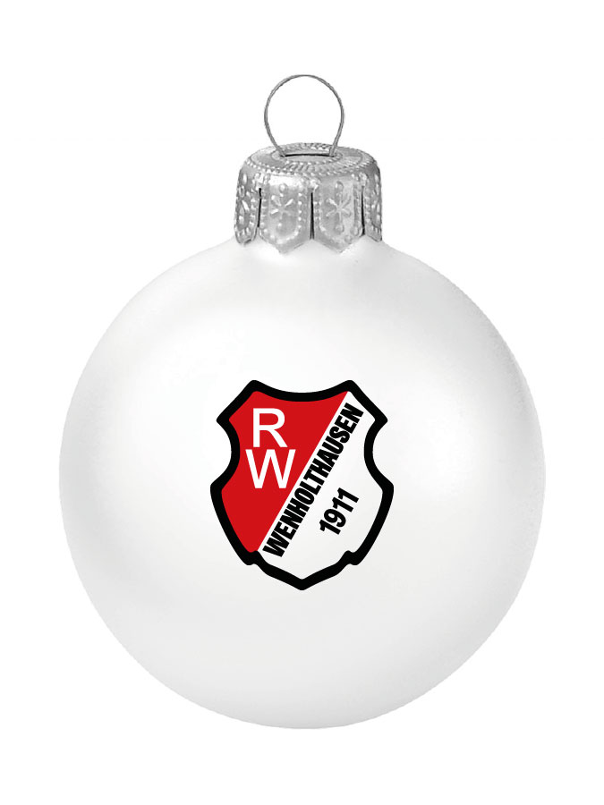Weihnachtskugel Logo 8cm