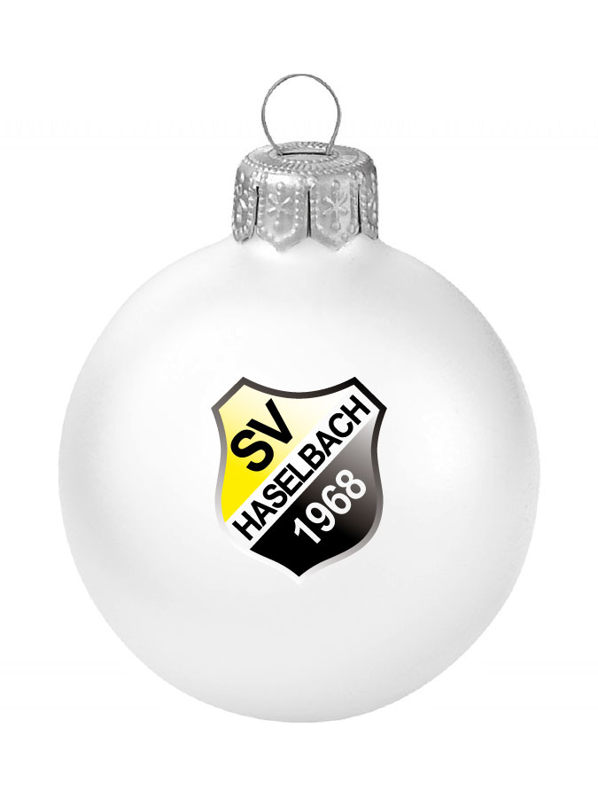 Weihnachtskugel Logo 8cm