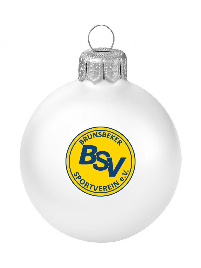 Weihnachtskugel Logo 8cm