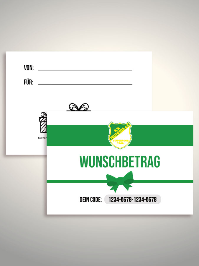 Geschenkgutschein per Versand (Weiß)