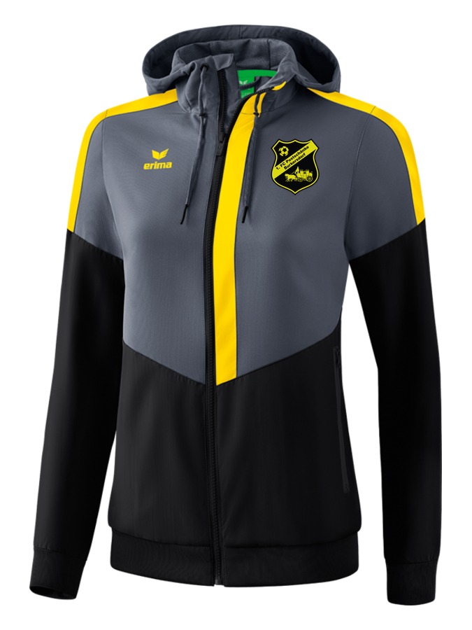 Erima Squad Tracktop Jacke mit Kapuze Damen