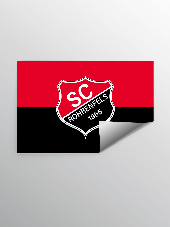 Aufkleber DIN A7 Logo