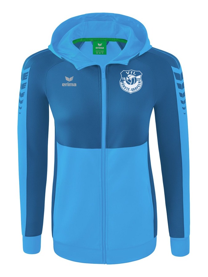 Erima Six Wings Trainingsjacke mit Kapuze Damen