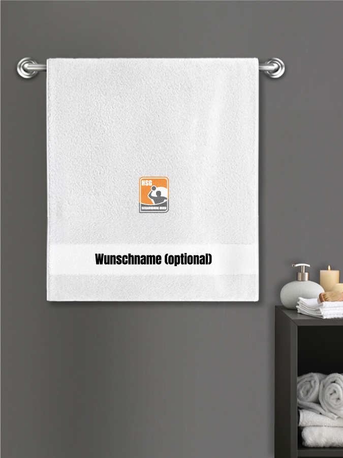 Badehandtuch Team Sticklogo