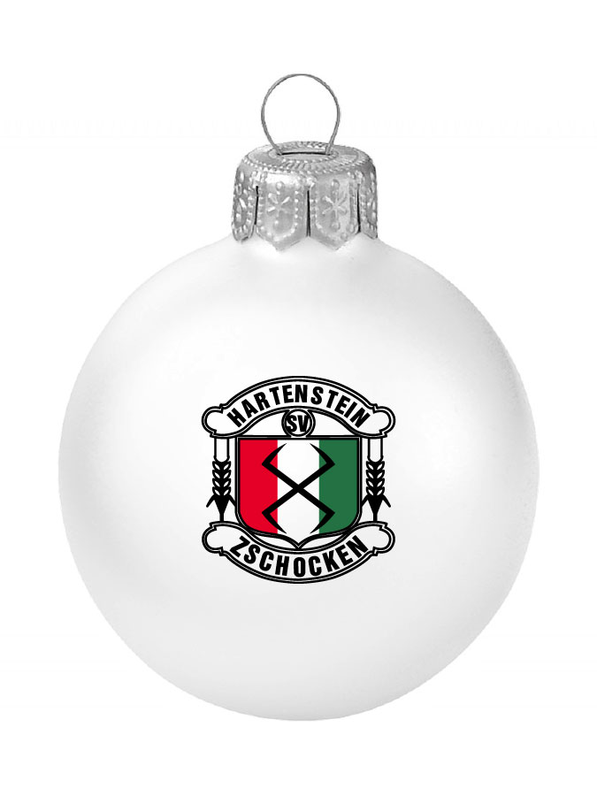 Weihnachtskugel Logo 8cm