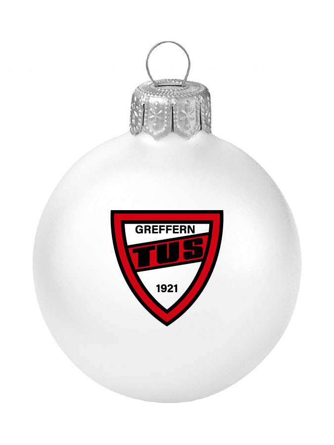 Weihnachtskugel Logo 8cm