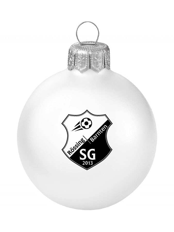 Weihnachtskugel Logo 8cm