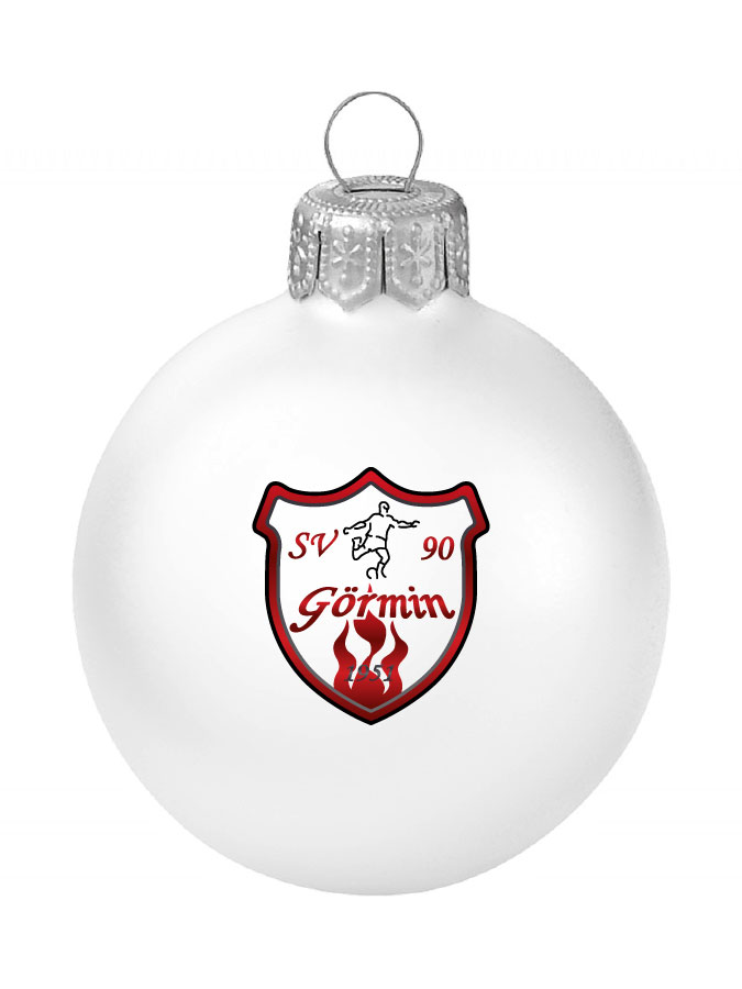 Weihnachtskugel Logo 8cm