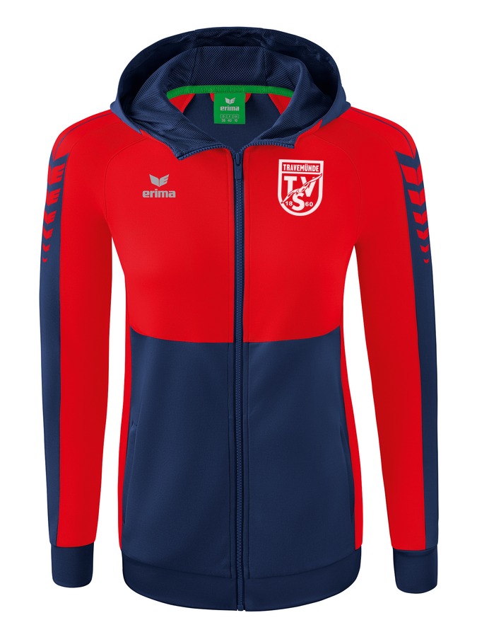 Erima Six Wings Trainingsjacke mit Kapuze Damen