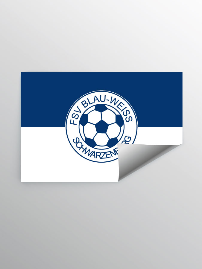 Aufkleber DIN A7 Logo
