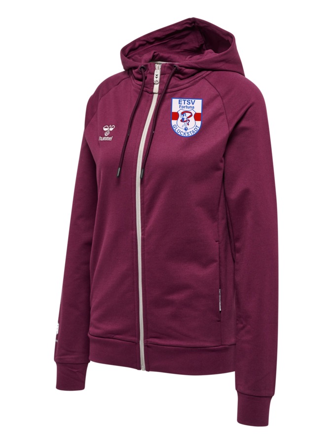 Hummel Move Grid Cotton Zip Hoodie Woma Damen