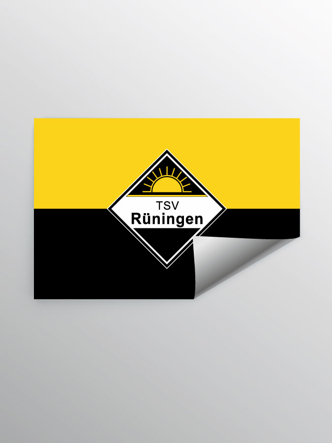 Aufkleber DIN A7 Logo