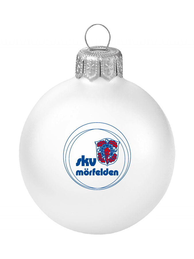 Weihnachtskugel Logo 8cm