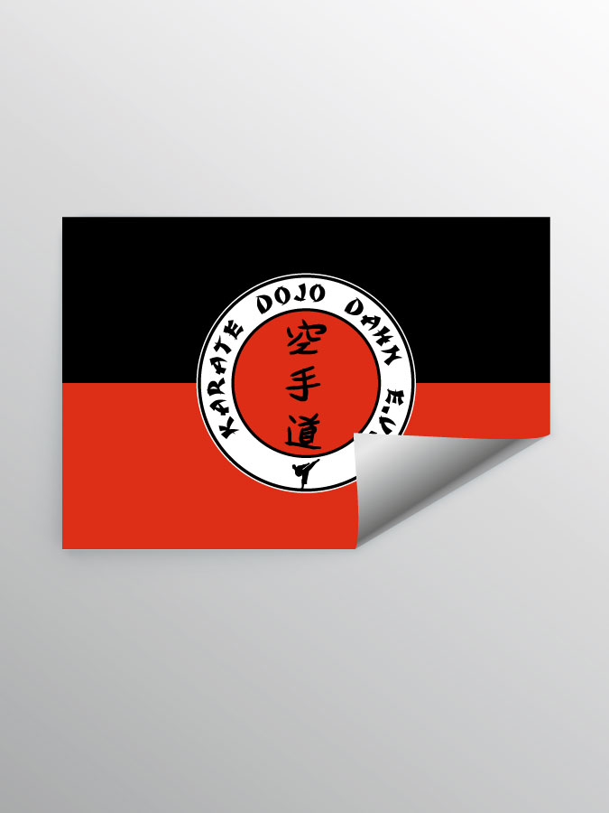 Aufkleber DIN A7 Logo
