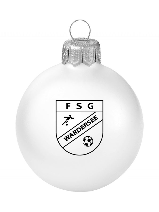 Weihnachtskugel Logo 8cm