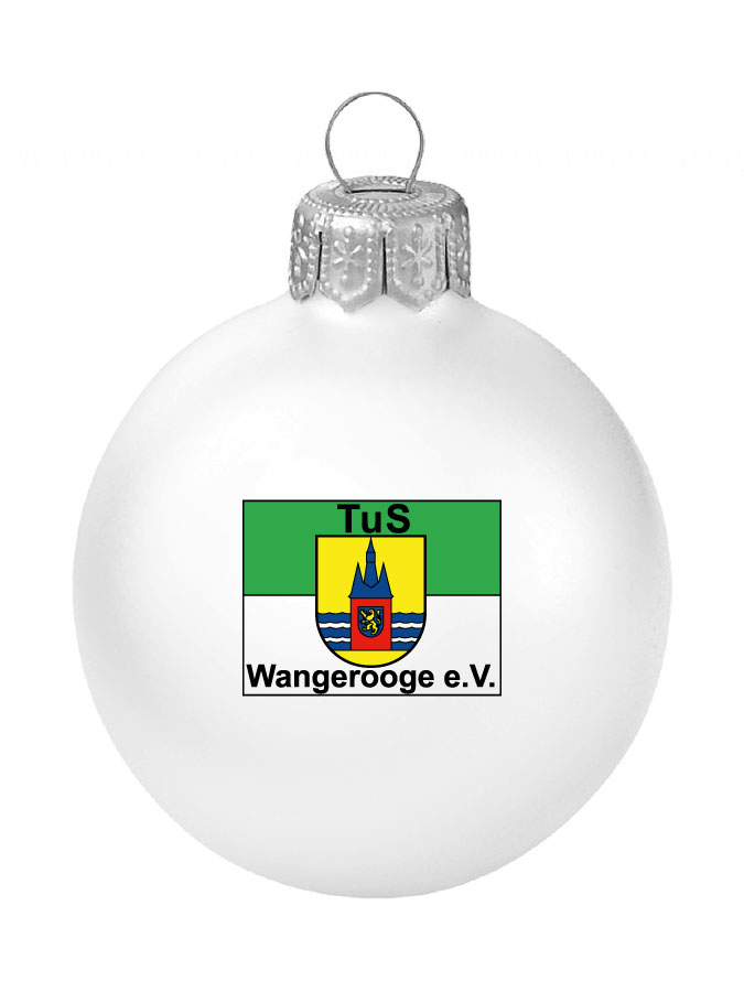 Weihnachtskugel Logo 8cm
