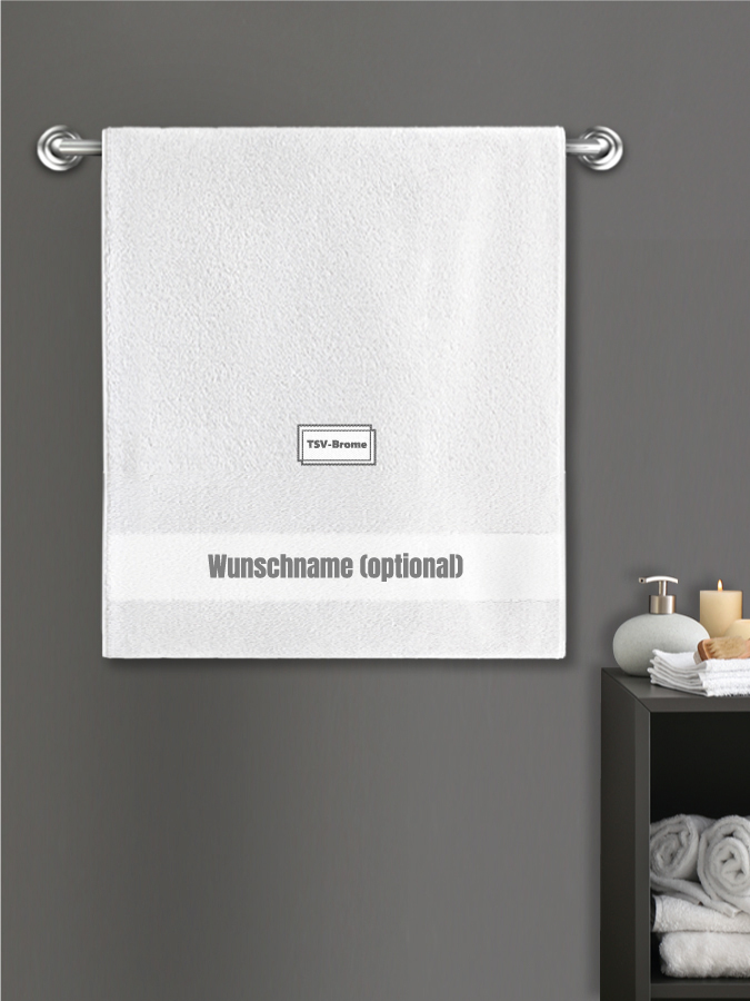 Badehandtuch Team Sticklogo