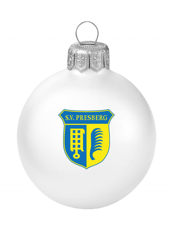 Weihnachtskugel Logo 8cm