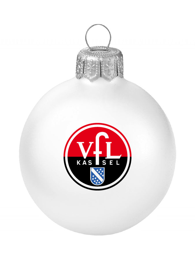Weihnachtskugel Logo 8cm